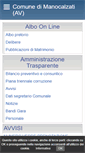 Mobile Screenshot of comune.manocalzati.av.it