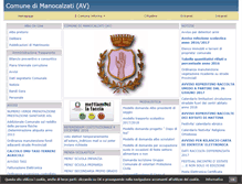 Tablet Screenshot of comune.manocalzati.av.it